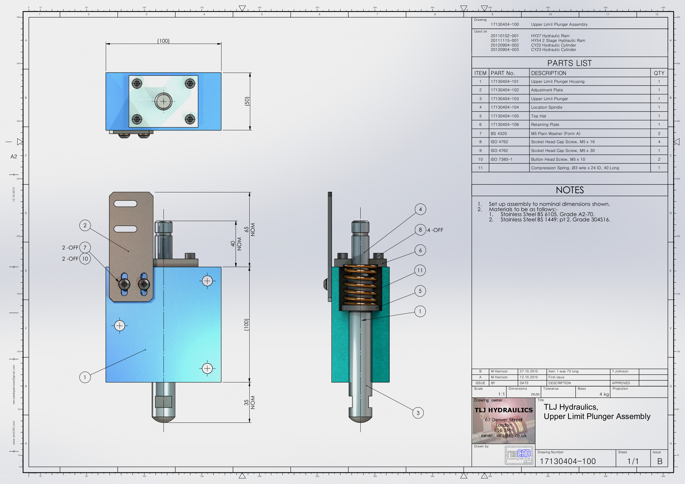 CAD Drawing Services by remCAD